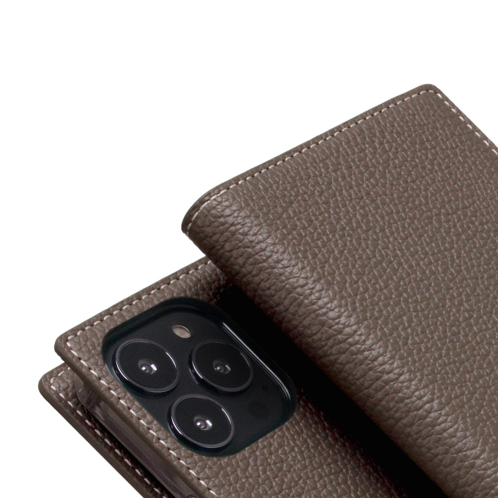 D8 Edition Full Grain Leather Diary Case for iPhone 13 Pro Max (Etoff Cream)