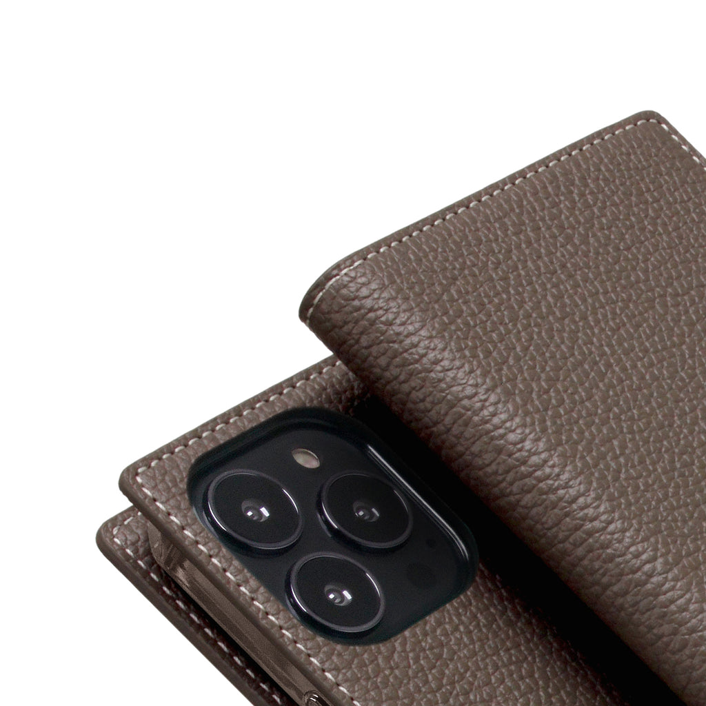 D8 Edition Full Grain Leather Diary Case for iPhone 13 Pro (Etoff Cream)