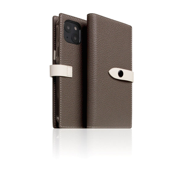 D8 Edition Full Grain Leather Diary Case for iPhone 14 (Etoff Cream)