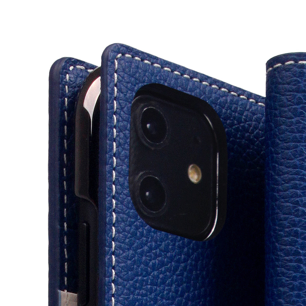 D8 Full Grain Leather Edition Case for iPhone 11 Navy Blue
