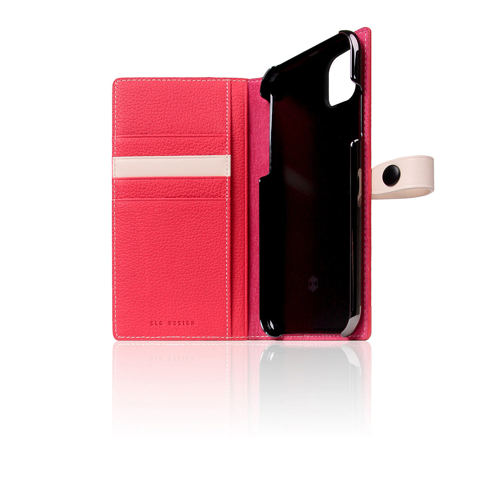 D8 Full Grain Leather Edition Case for iPhone 11 Pink Rose