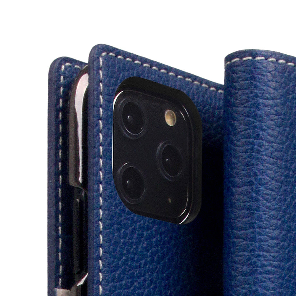 D8 Full Grain Leather Edition Case for iPhone 11 Pro Navy Blue