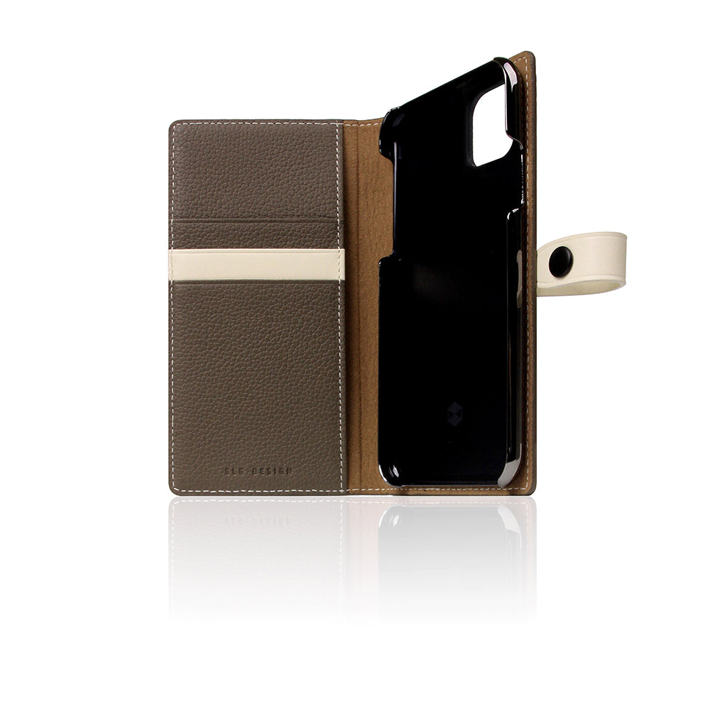 D8 Full Grain Leather Edition Case for iPhone 11 Pro Etoffe Cream