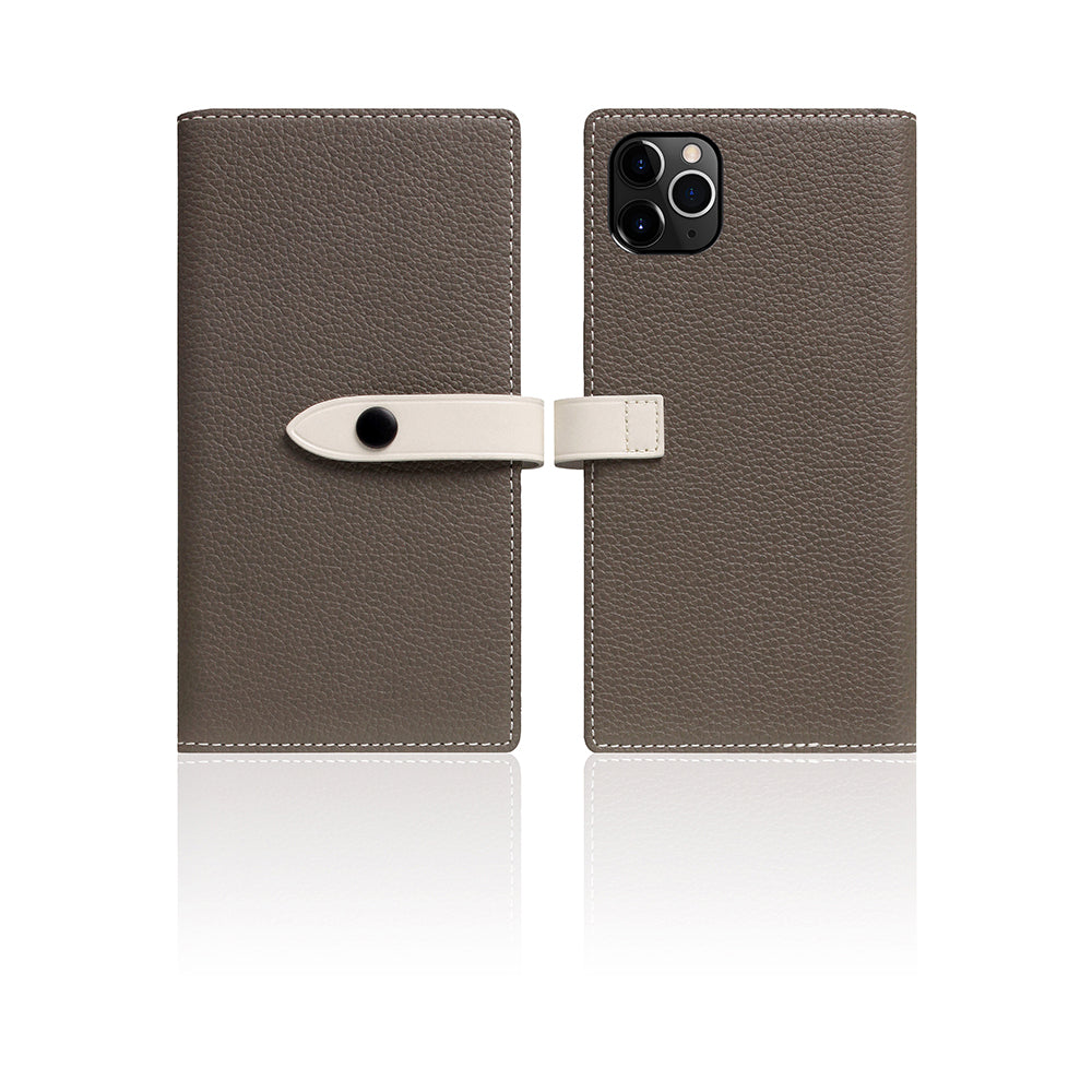 D8 Edition Full Grain Leather Diary Case for iPhone 11 Pro Max (Etoffe Cream)