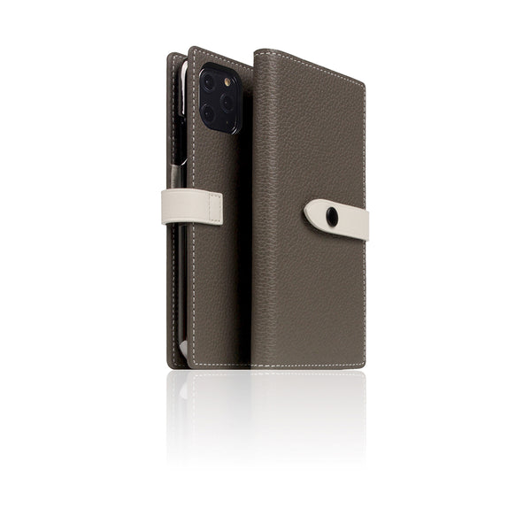 D8 Full Grain Leather Edition Case for iPhone 11 Pro Etoffe Cream