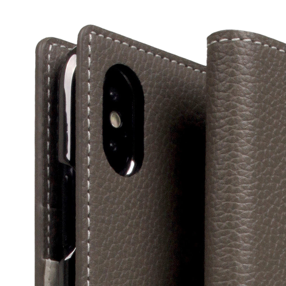 D8 Full Grain Leather Edition Case for iPhone X / XS Etoff Cream