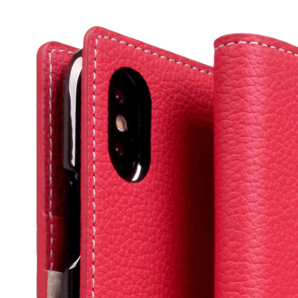 D8 Full Grain Leather Edition Case for iPhone X / XS Pink Rose