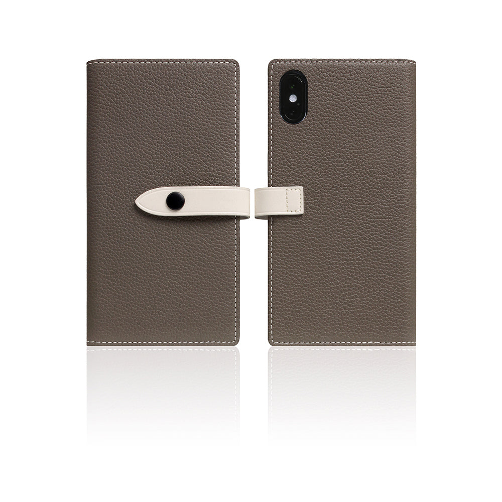 D8 Full Grain Leather Edition Case for iPhone X / XS Etoff Cream