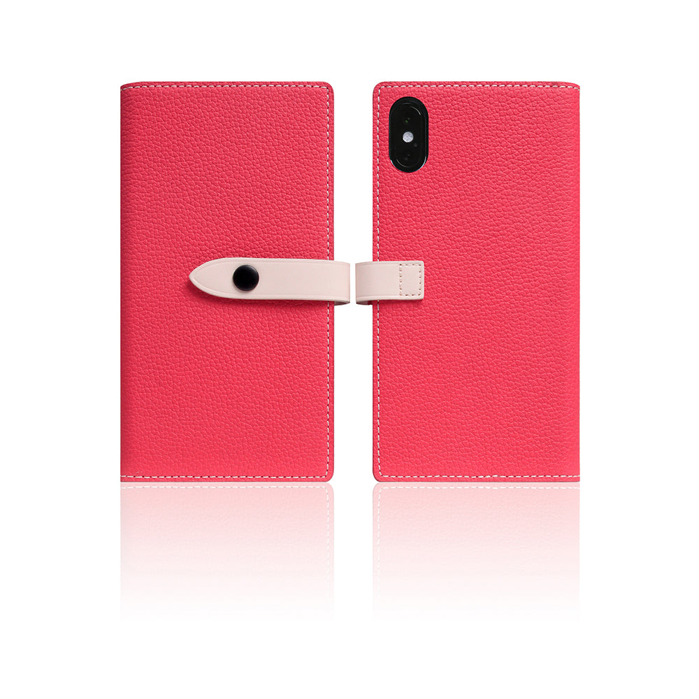 D8 Full Grain Leather Edition Case for iPhone X / XS Pink Rose