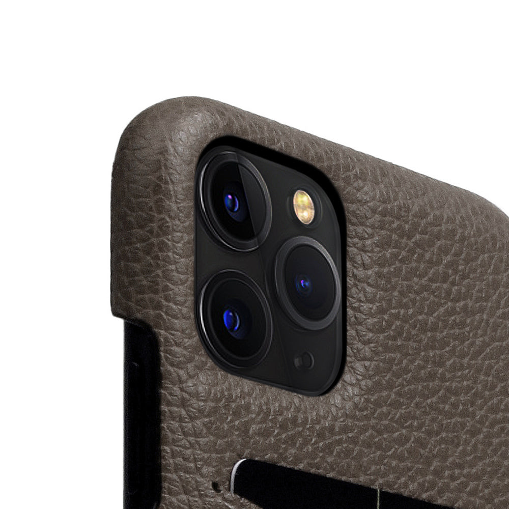 D8 Full Grain Leather Back Case for iPhone 11 Pro Etoffe Cream