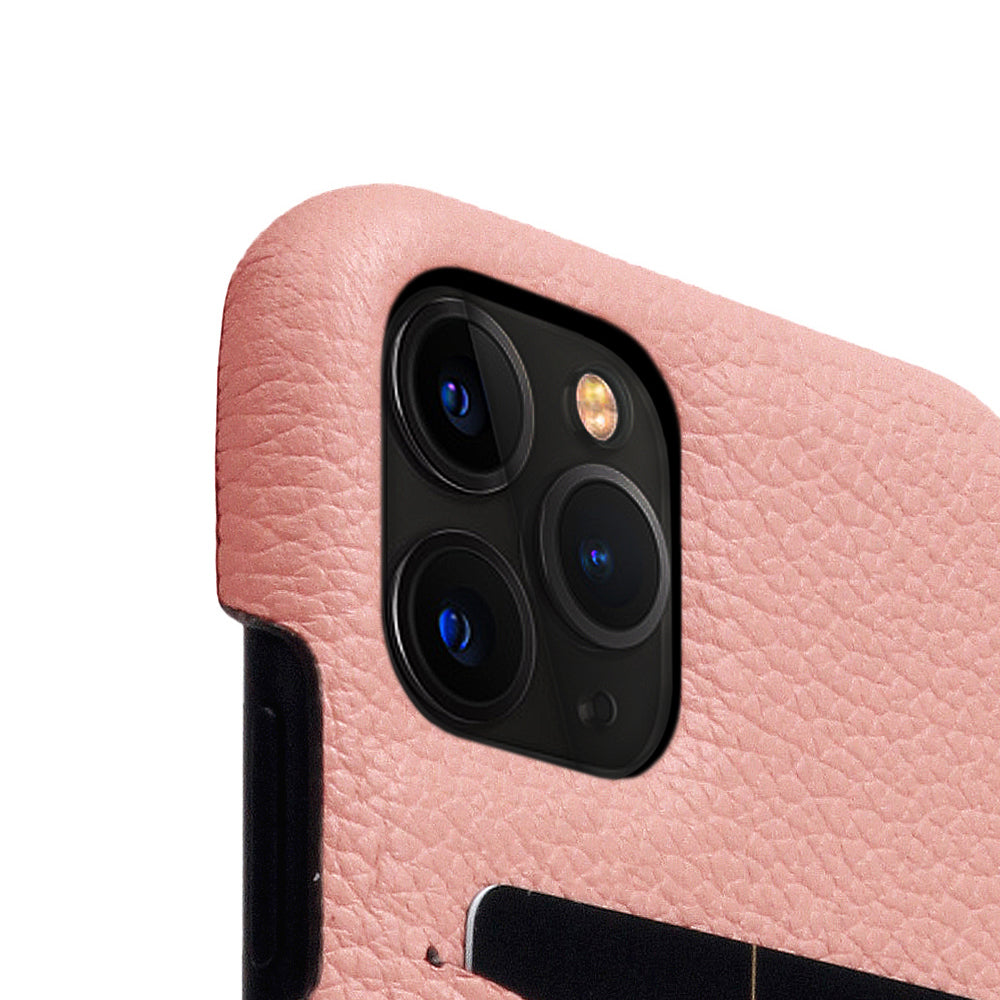 D8 Full Grain Leather Back Case for iPhone 11 Pro Light Rose