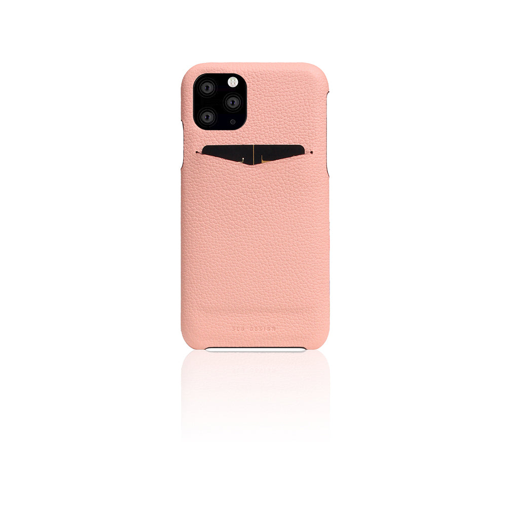 D8 Full Grain Leather Back Case for iPhone 11 Pro Light Rose
