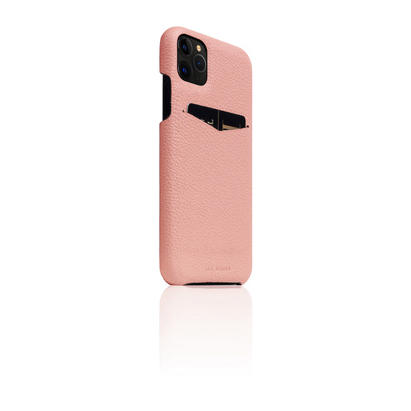 D8 Full Grain Leather Back Case for iPhone 11 Pro Max Light Rose