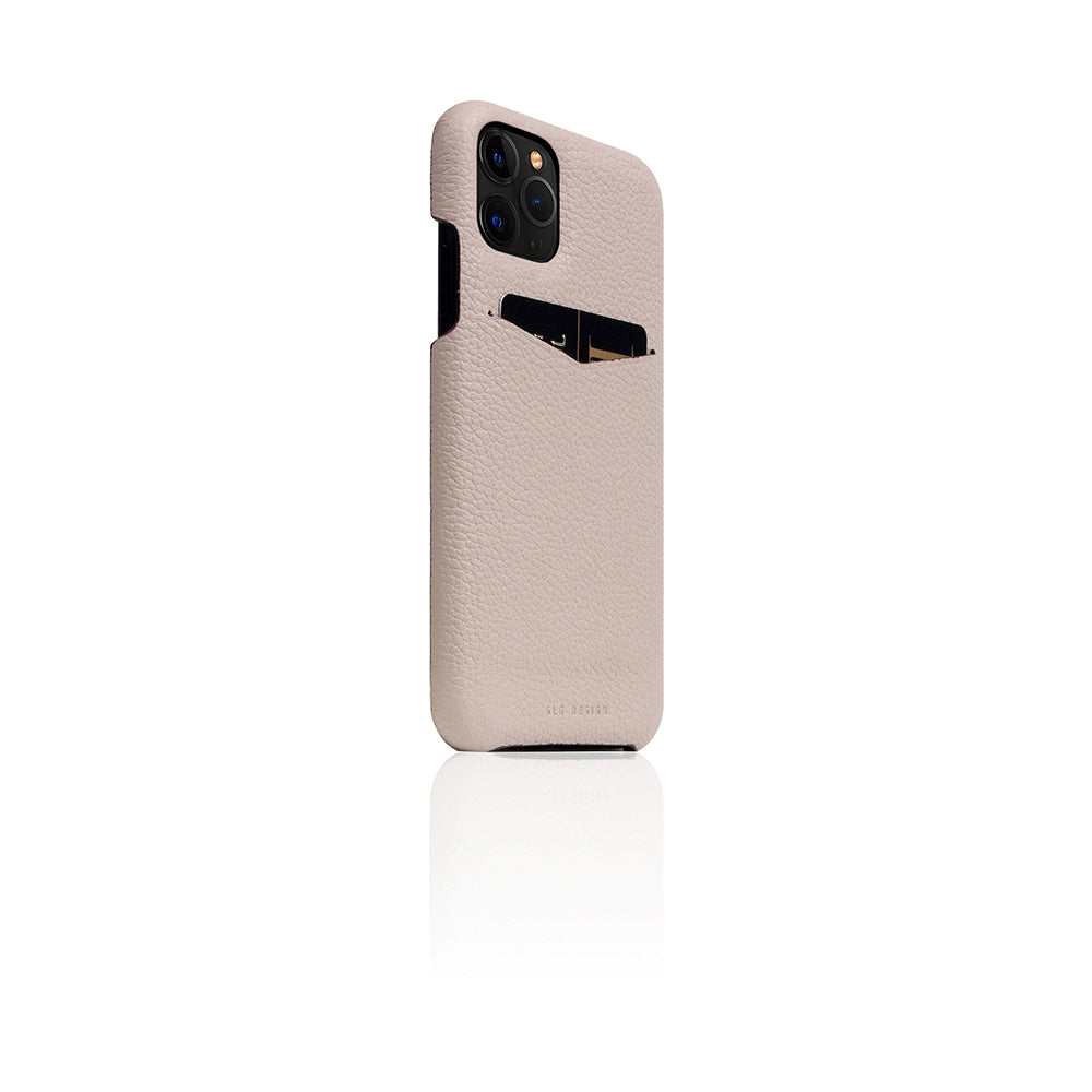 D8 Full Grain Leather Back Case for iPhone 11 Pro Light Cream