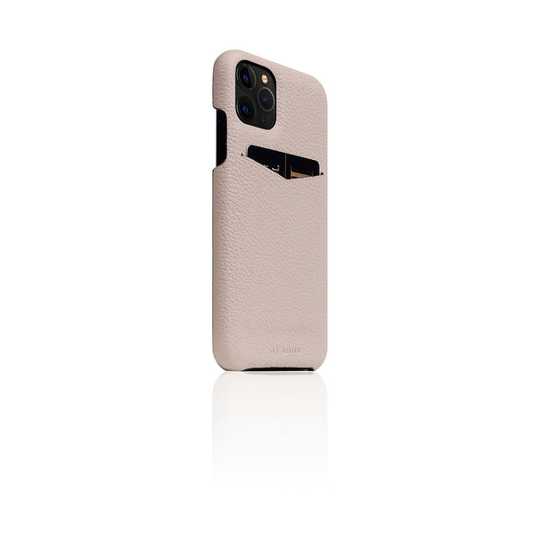 D8 Full Grain Leather Back Case for iPhone 11 Pro Light Cream