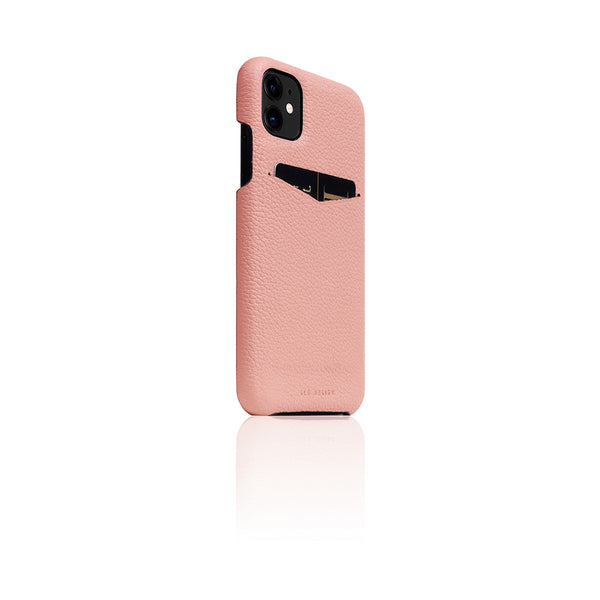 D8 Full Grain Leather Back Case for iPhone 11 Light Rose