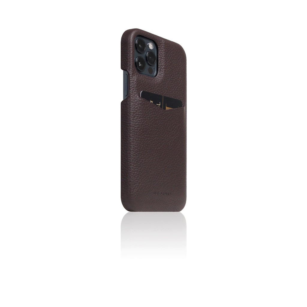 D8 Full Grain Leather Back Case for iPhone 12 / 12 Pro (Brown Cream)