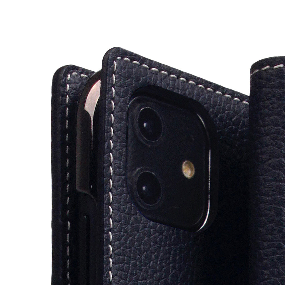 D8 Full Grain Leather Case for iPhone 11 Black Blue