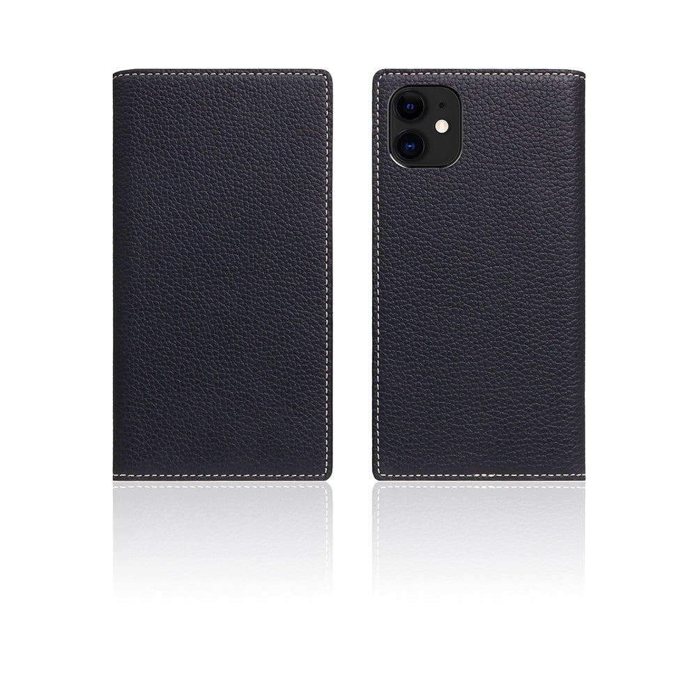 D8 Full Grain Leather Case for iPhone 11 Black Blue