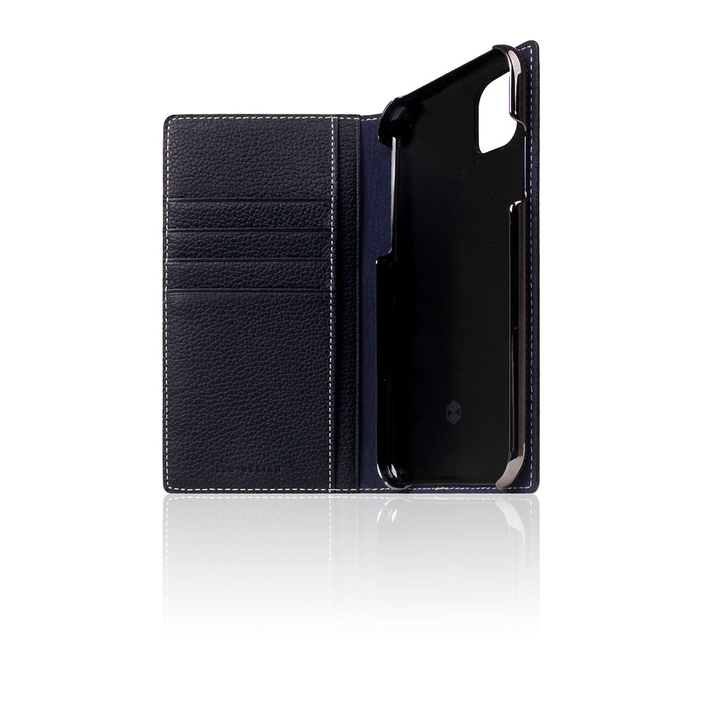 D8 Full Grain Leather Case for iPhone 11 Black Blue