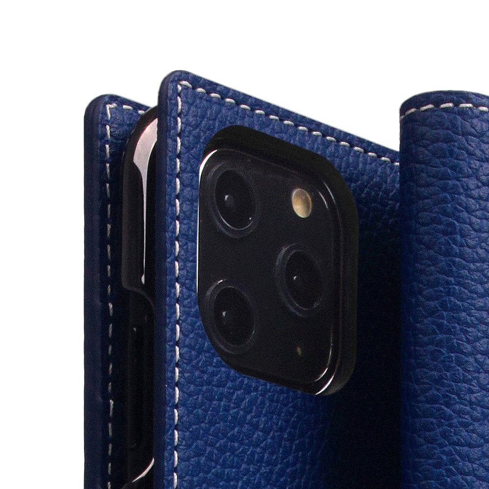 D8 Full Grain Leather Case for iPhone 11 Pro Navy Blue