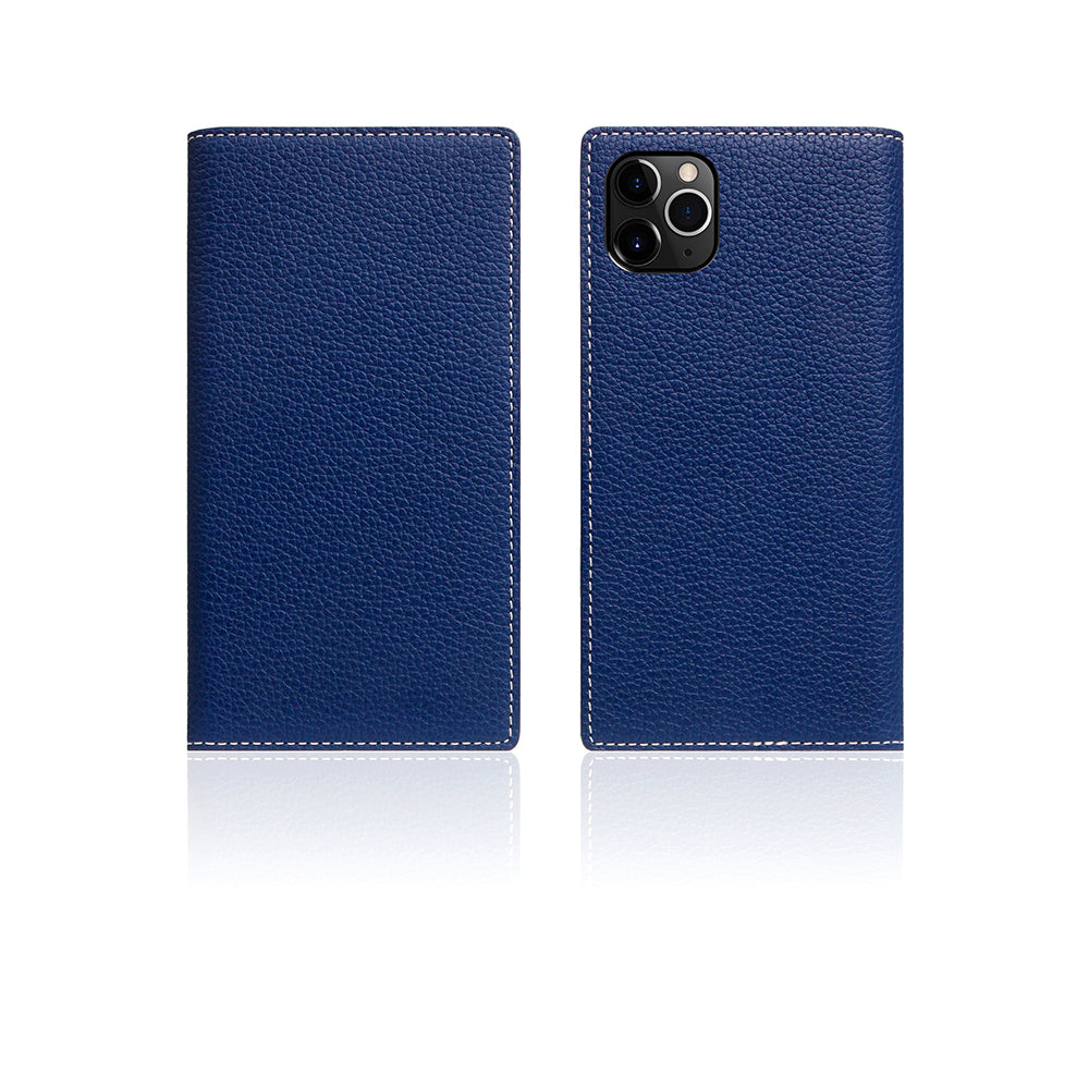 D8 Full Grain Leather Case for iPhone 11 Pro Navy Blue