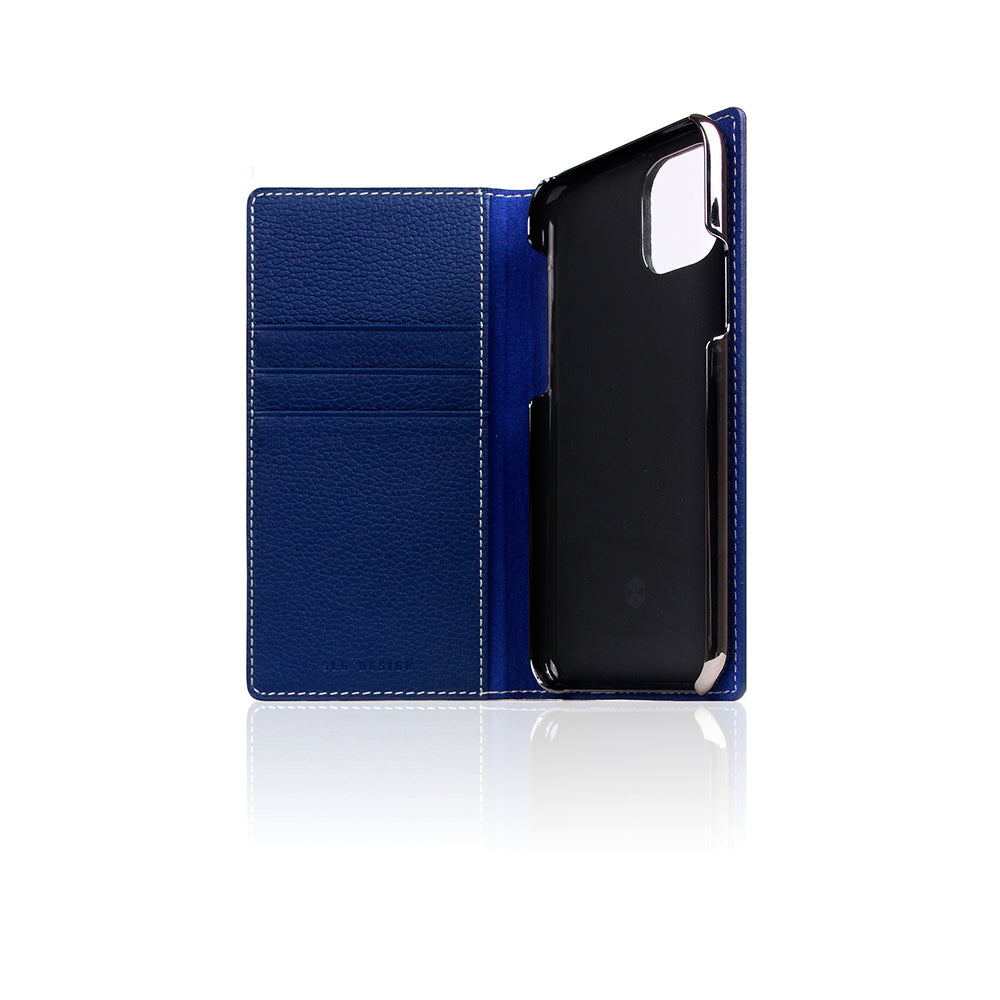 D8 Full Grain Leather Case for iPhone 11 Pro Navy Blue