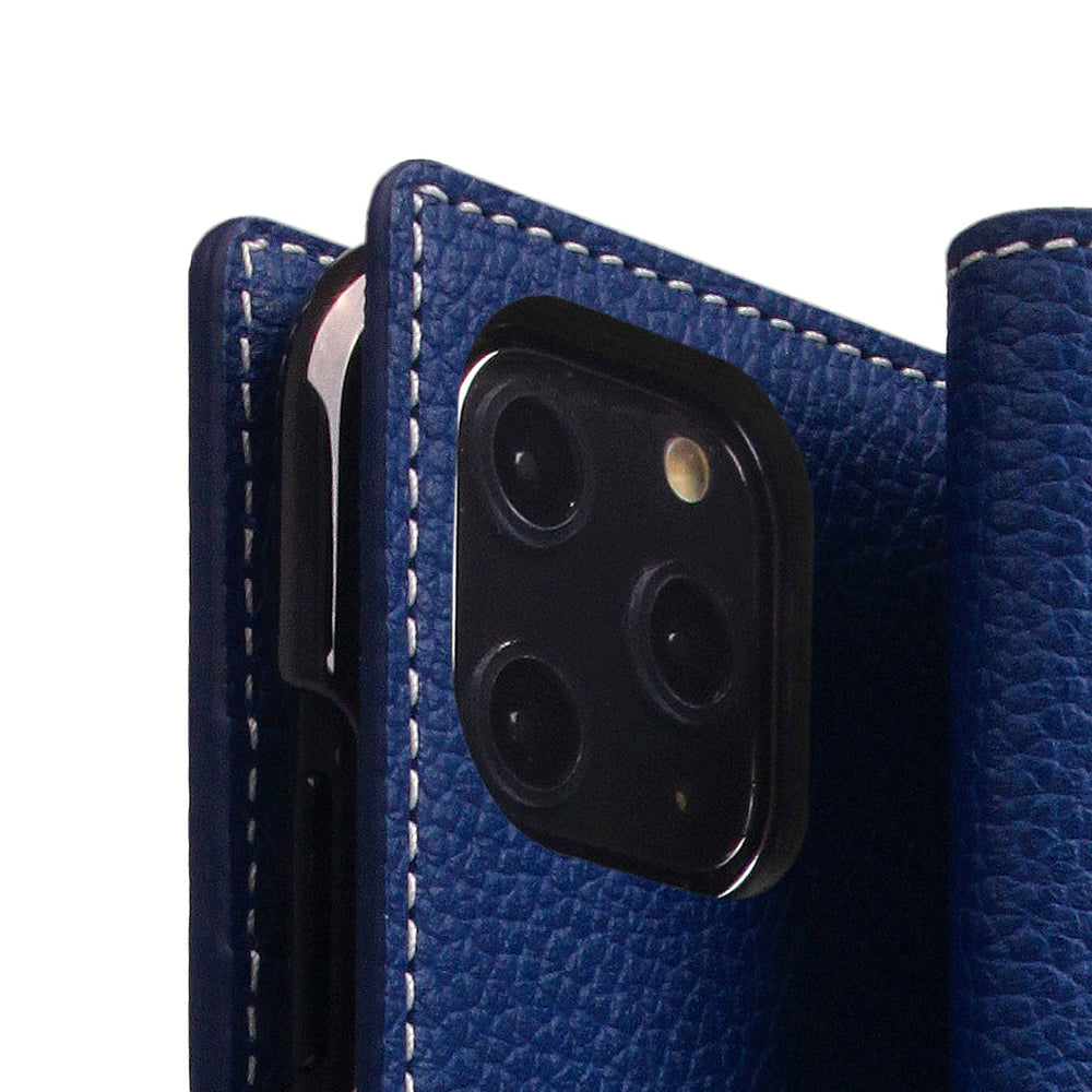 D8 Full Grain Leather Case for iPhone 11 Pro Max Navy Blue