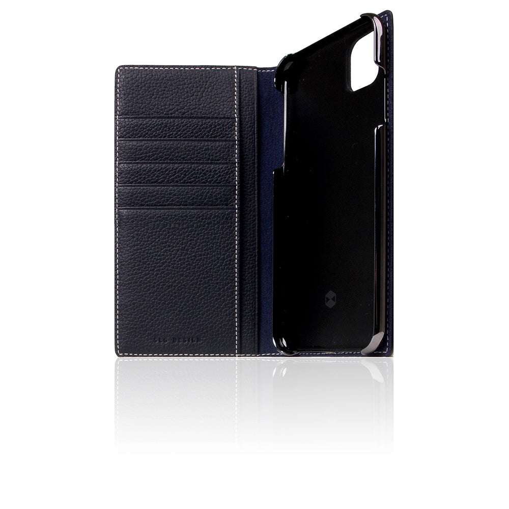 D8 Full Grain Leather Case for iPhone 11 Pro Max Black Blue