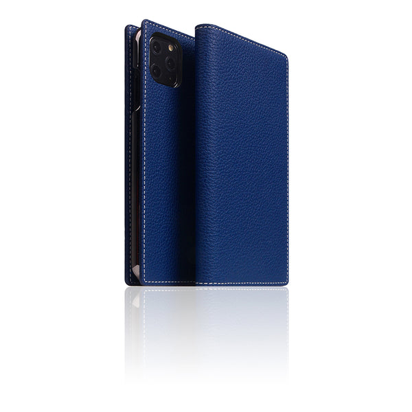 D8 Full Grain Leather Case for iPhone 11 Pro Max Navy Blue