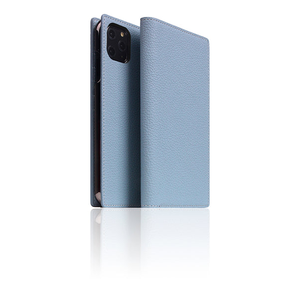D8 Full Grain Leather Case for iPhone 11 Pro Max Powder Blue