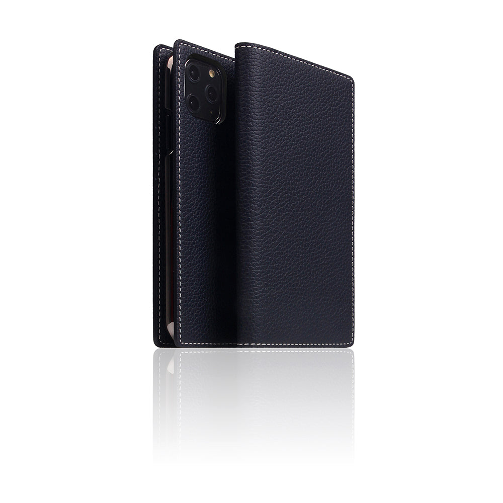 D8 Full Grain Leather Case for iPhone 11 Pro Black Blue