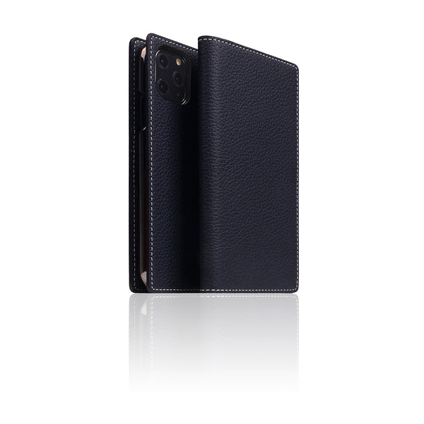D8 Full Grain Leather Case for iPhone 11 Pro Black Blue