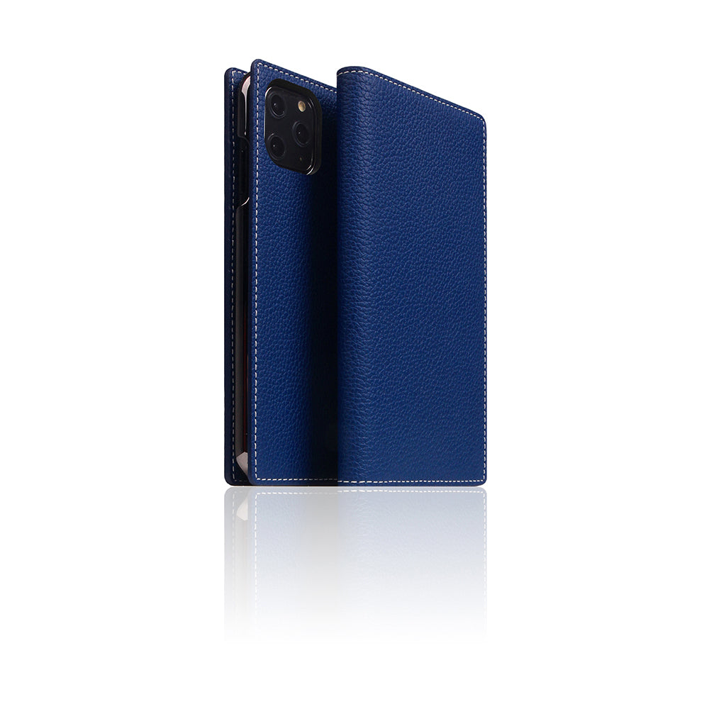 D8 Full Grain Leather Case for iPhone 11 Pro Navy Blue