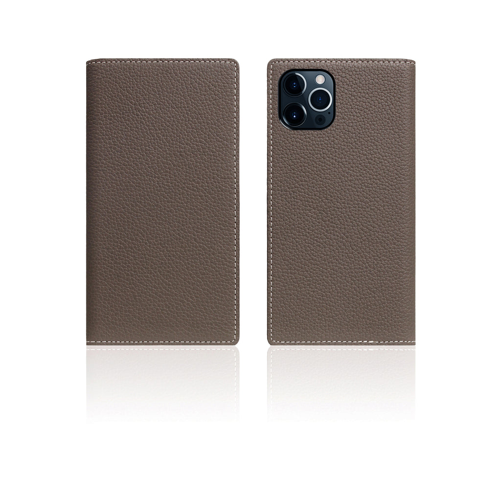 D8 Full Grain Leather Diary Case for iPhone 12 / 12 Pro (Etoffe Cream)