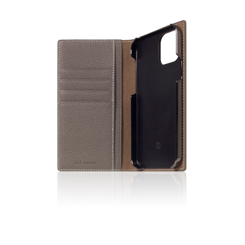 D8 Full Grain Leather Diary Case for iPhone 12 / 12 Pro (Etoffe Cream)