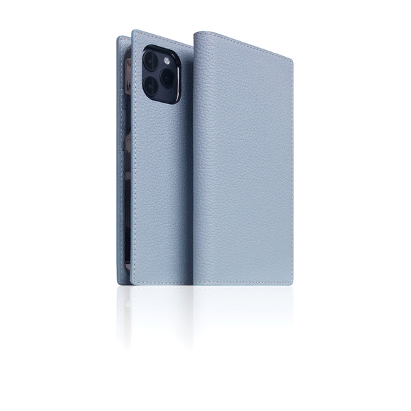D8 Full Grain Leather Diary Case for iPhone 12 / 12 Pro (Powder Blue)