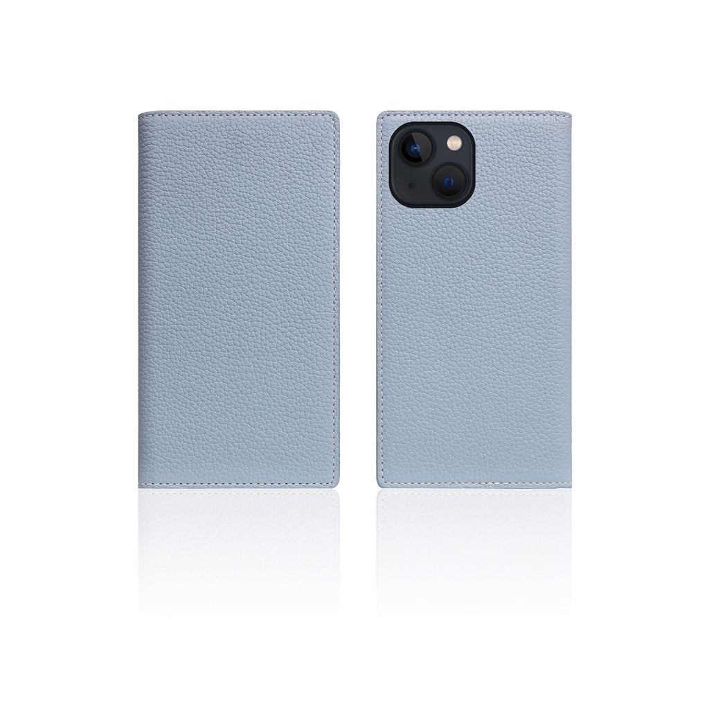 D8 Full Grain Leather Diary Case for iPhone 13 mini (Powder Blue)