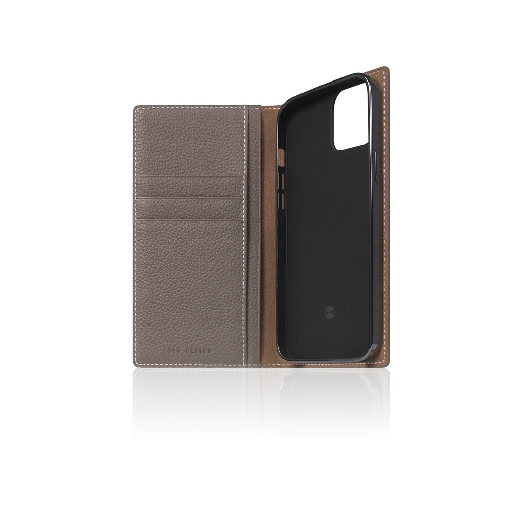 D8 Full Grain Leather Diary Case for iPhone 13 mini (Etoff Cream)