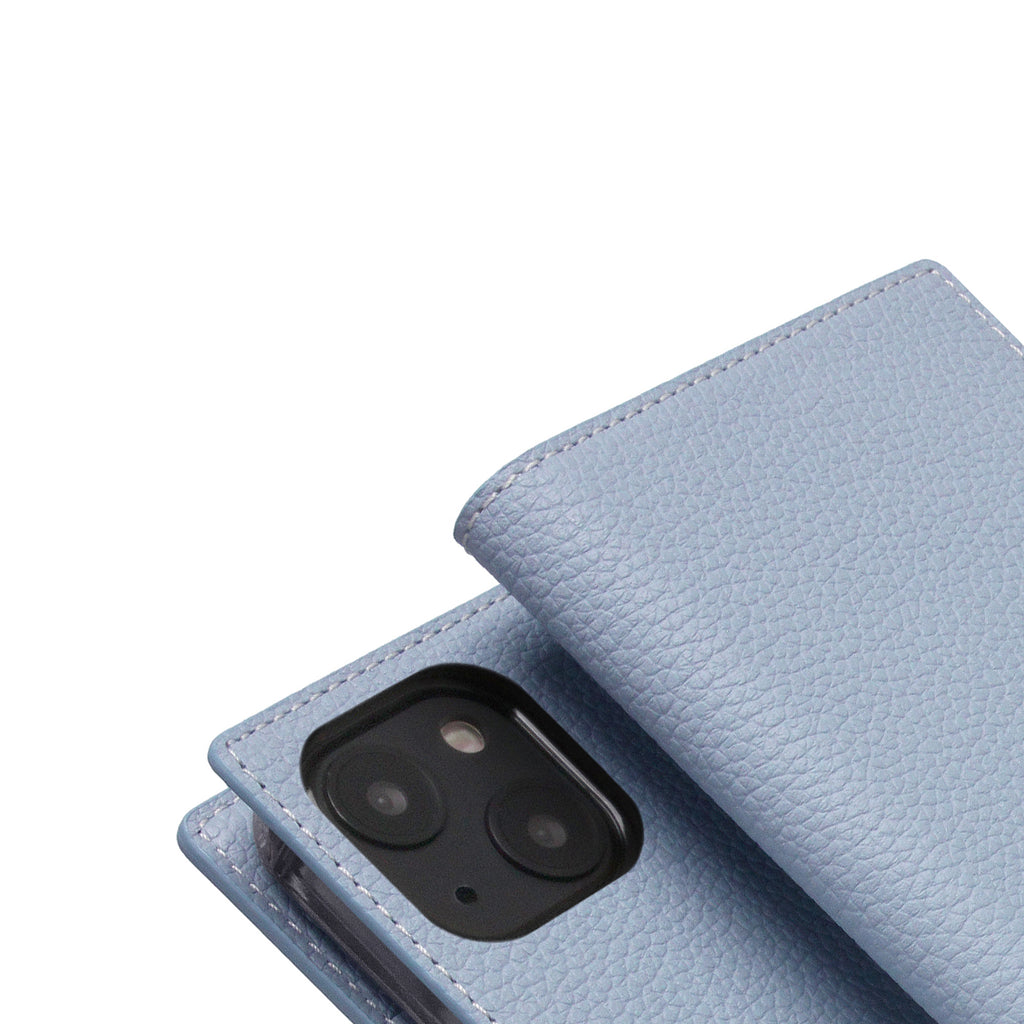 D8 Full Grain Leather Diary Case for iPhone 13 mini (Powder Blue)