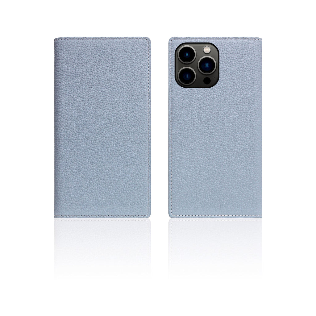 D8 Full Grain Leather Diary Case for iPhone 14 Pro (Powder Blue)