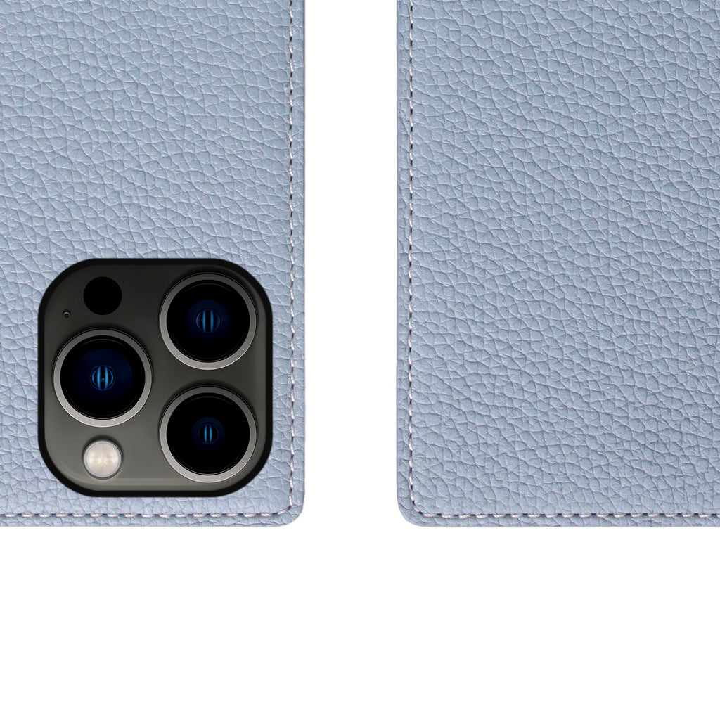D8 Full Grain Leather Diary Case for iPhone 13 Pro (Powder Blue)