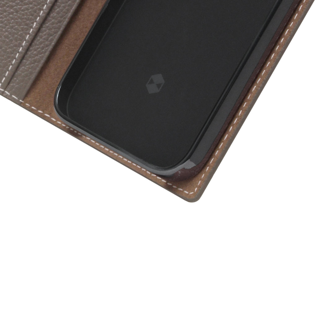 D8 Full Grain Leather Diary Case for iPhone 13 Pro Max (Etoff Cream)