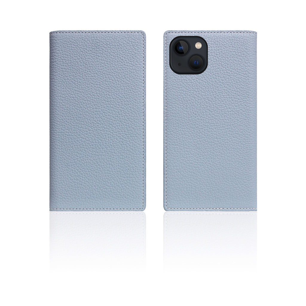 D8 Full Grain Leather Diary Case for iPhone 14 Plus (Powder Blue)