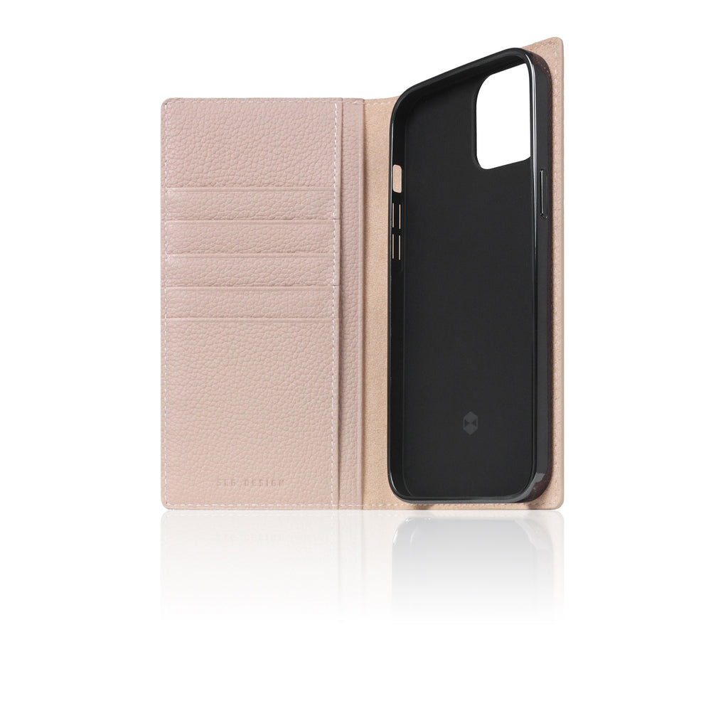 D8 Full Grain Leather Diary Case for iPhone 14 Plus (Light Cream)