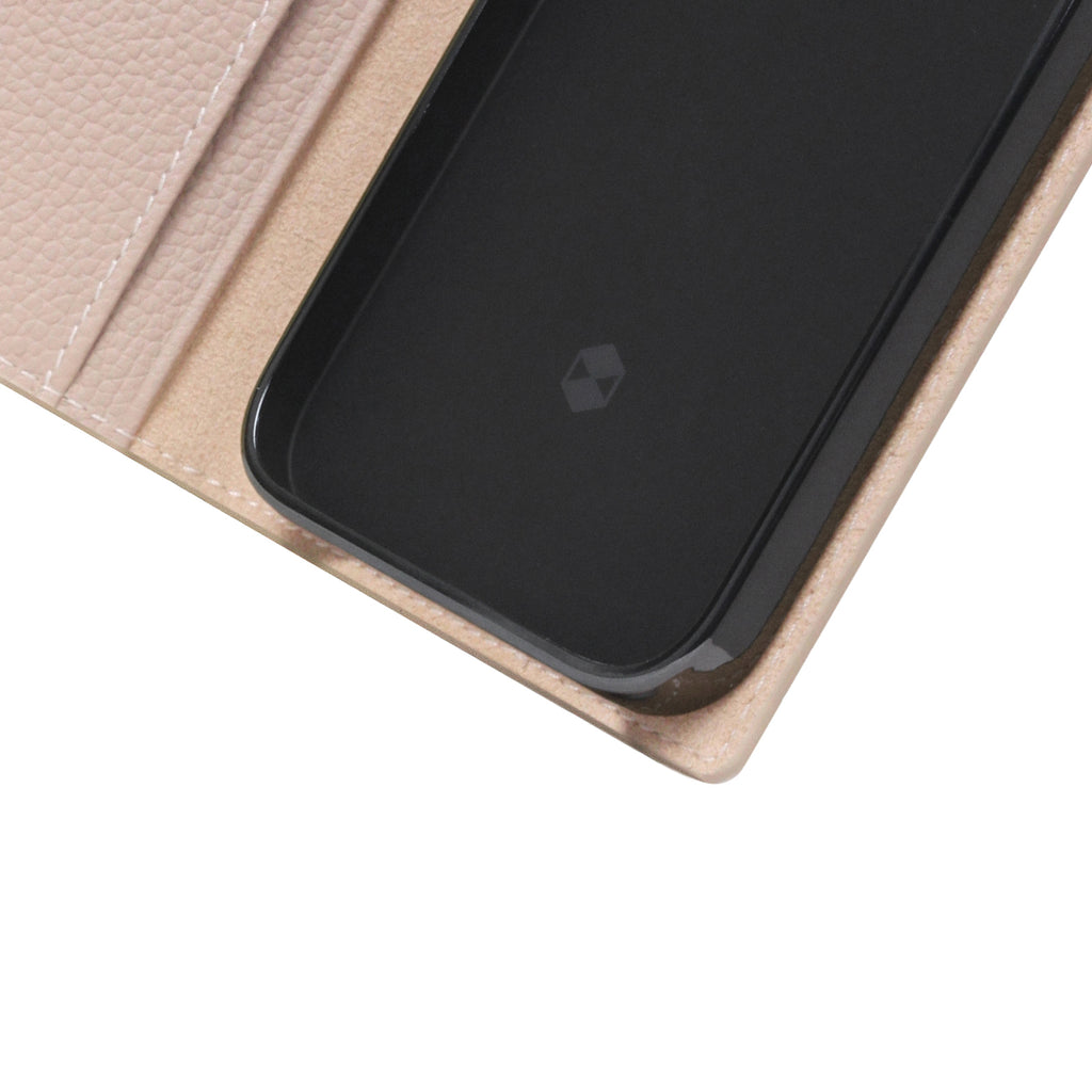 D8 Full Grain Leather Diary Case for iPhone 14 Plus (Light Cream)