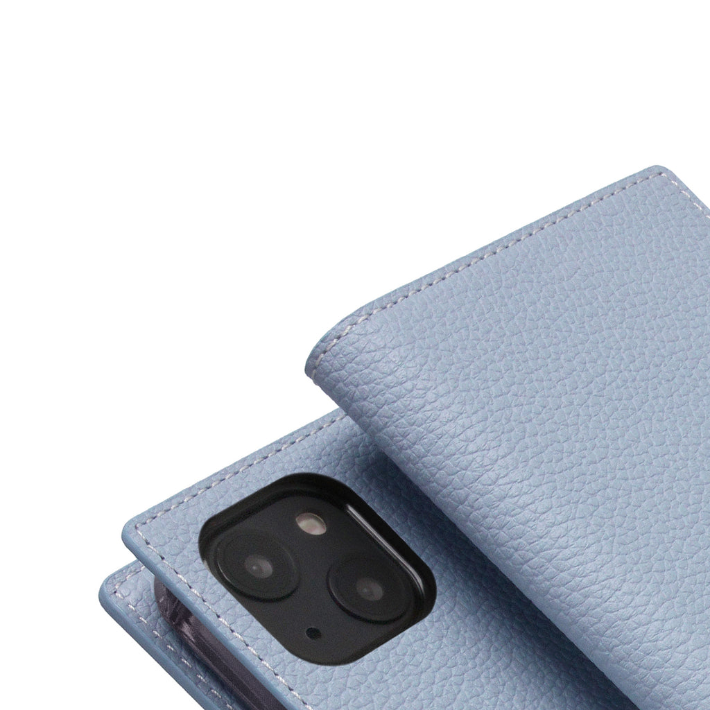 D8 Full Grain Leather Diary Case for iPhone 14 Plus (Powder Blue)