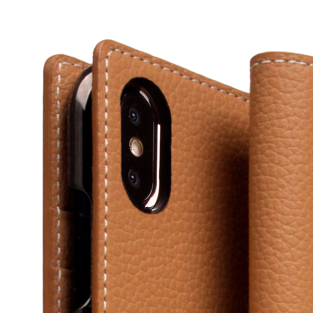 D8 Full Grain Leather Case for iPhone X / XS Caramel Cream