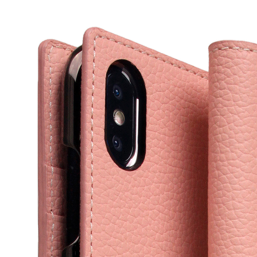 D8 Full Grain Leather Case for iPhone X / XS Light Rose