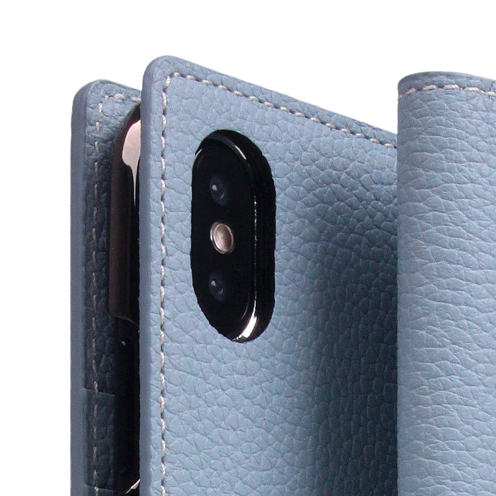 D8 Full Grain Leather Case for iPhone X / XS Powder Blue